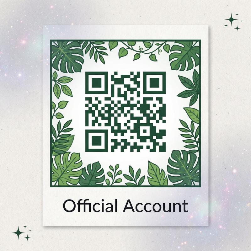 蘑菇视频植物视频社区公众号二维码